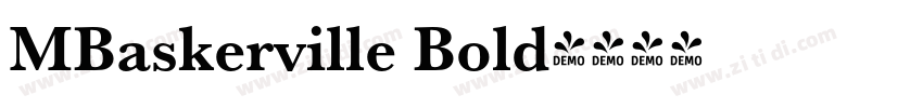 MBaskerville Bold字体转换